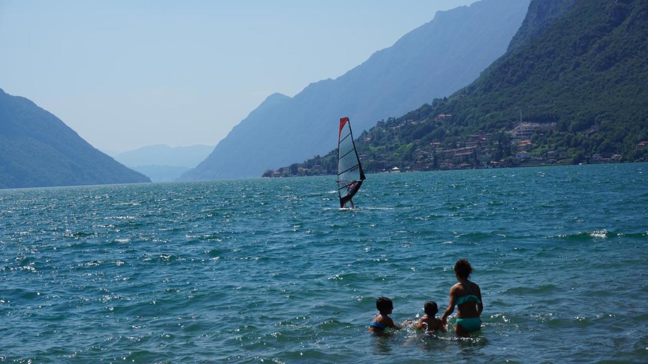 Vakantiehuis Casasdecasper - Camping Italie Hotel Porlezza Eksteriør billede